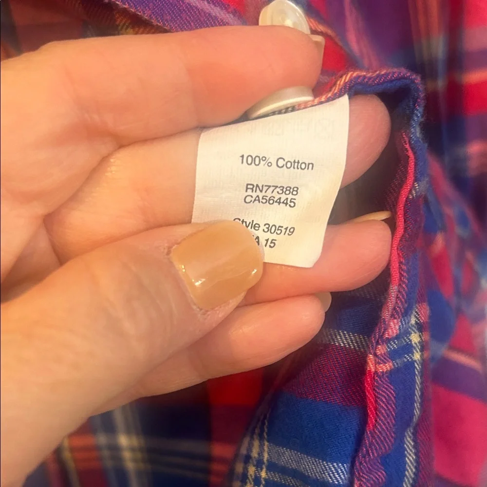 J. Crew flannel medium